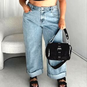 Princess Polly Ollie straight leg denim curvy jean